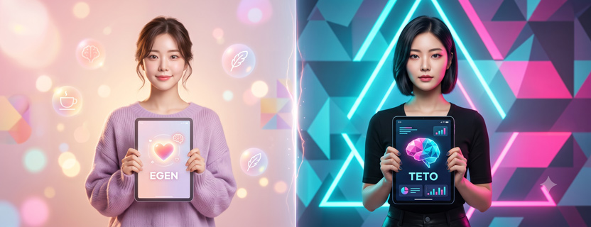 에겐 vs 테토 본능 테스트